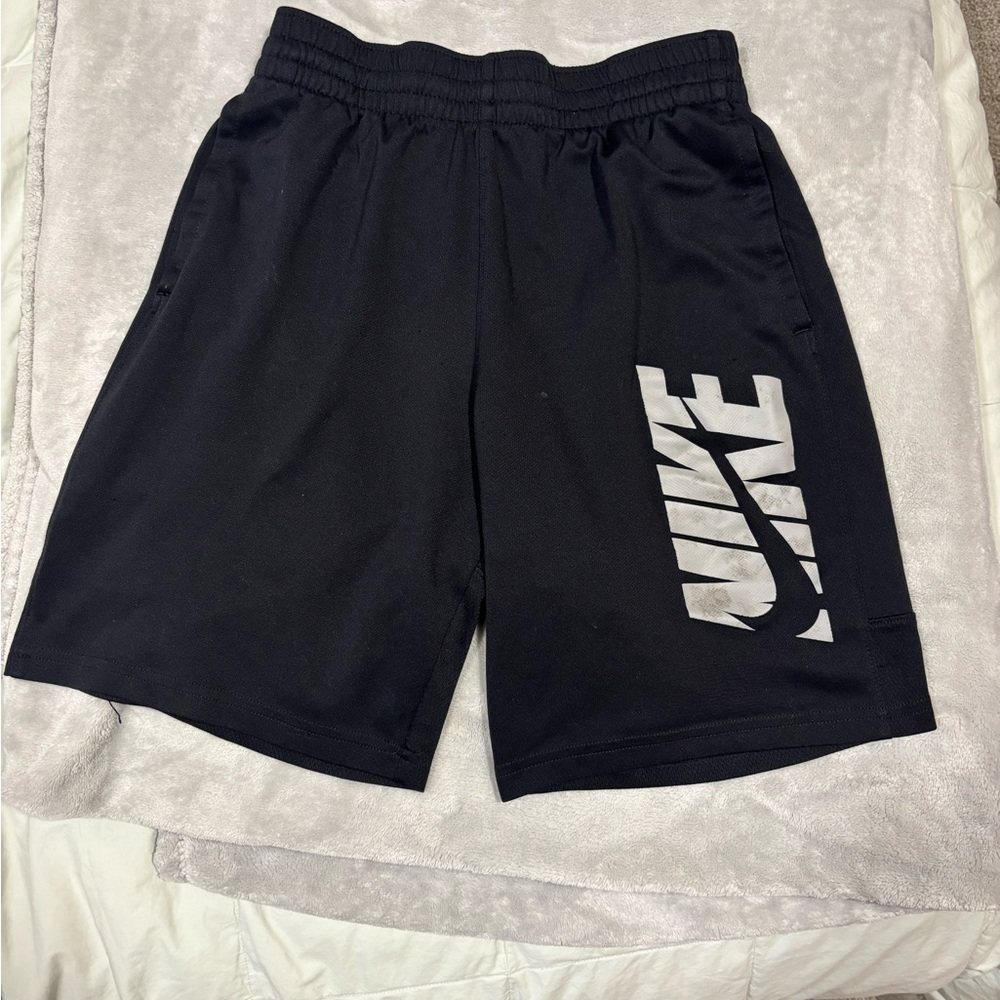 Nike Boys Black Athletic Shorts